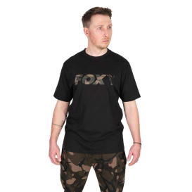 FOX Black/Camo Logo T-Shirt - tričko