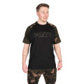 FOX Black/Camo Outline T-Shirt - tričko