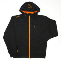 FOX Black/Orange Heavy Lined Hoodie - mikina