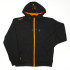 FOX Black/Orange Heavy Lined Hoodie - mikina