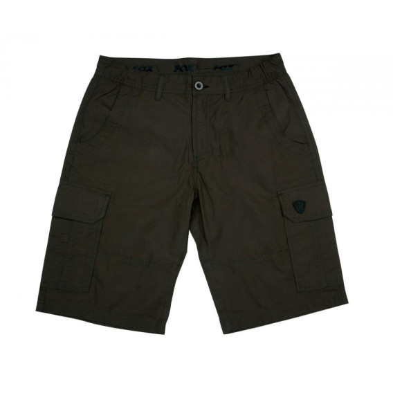 FOX Green/Black Lightweight Cargo Shorts - ľahké kraťasy