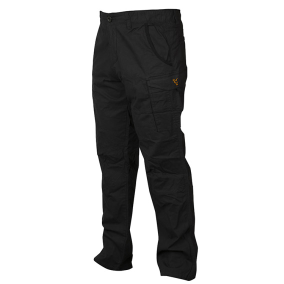 FOX Collection Black/Orange Combat Trousers - nohavice