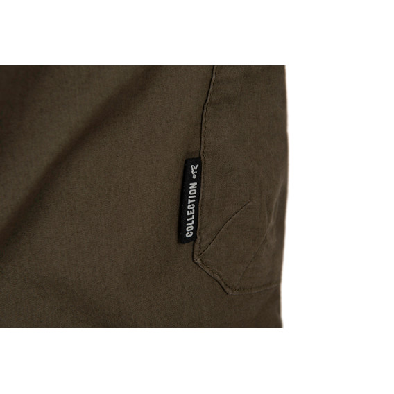 FOX Green/Black Lightweight Cargo Trousers - nohavice