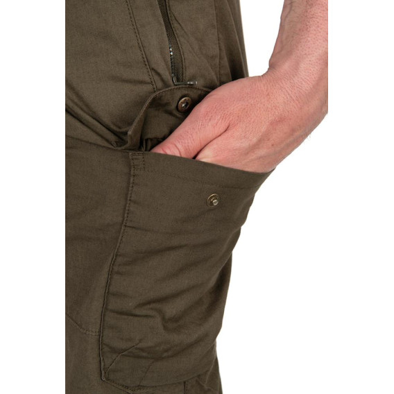 FOX Green/Black Lightweight Cargo Shorts - krátke nohavice