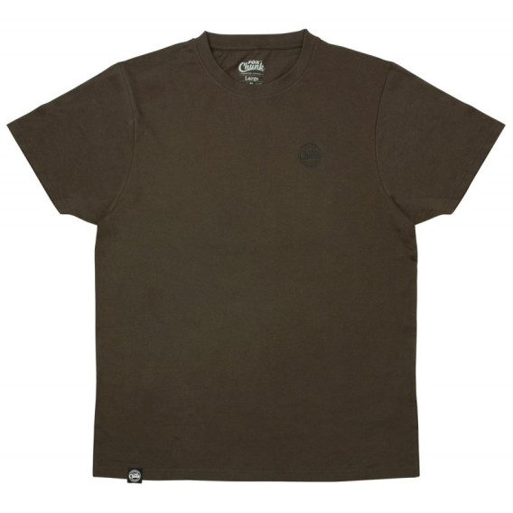 FOX Chunk Dark Khaki Classic T-shirt - tričko