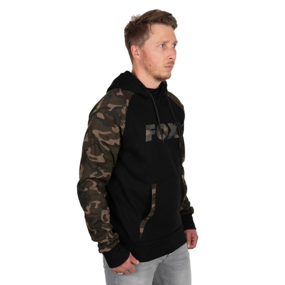 FOX Black/Camo Raglan Hoody - mikina