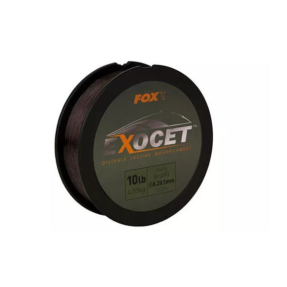 FOX Exocet Mono Trans Khaki 0.261mm 1000m - monofil