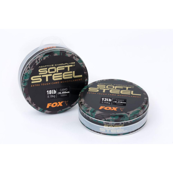 FOX Adaptive Camouflage Soft Steel 0.31mm 1000m - monofil