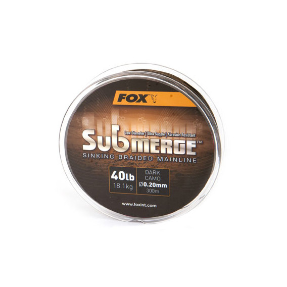 FOX Submerge Dark Camo 300m 0.16mm 25lb - potápavá šnúra