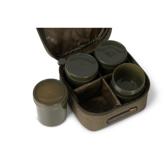 FOX Voyager 6 Pot Hookbait Case - púzdro na nástrahy