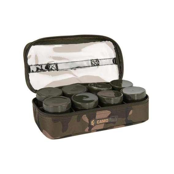 FOX Camolite 12 Pot Hookbait Case - púzdro na nástrahy