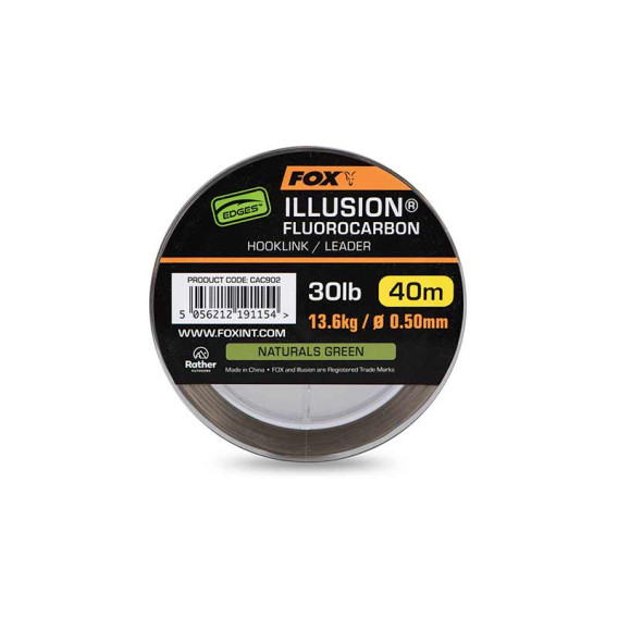 FOX Illusion Fluorocarbon 30lb 0.50mm - fluorokarbón