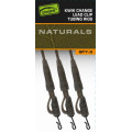 FOX Naturals Kwik Change Lead Clip Tubing Rigs - hotové montáže