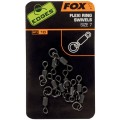 FOX EDGES Flexi Ring Swivel Size 7 - obratlíky s krúžkom 10ks