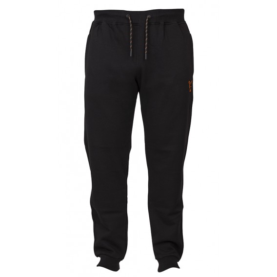 FOX Collection Black/Orange Joggers - tepláky