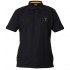 FOX Collection Black/Orange Polo Shirt - polokošeľa