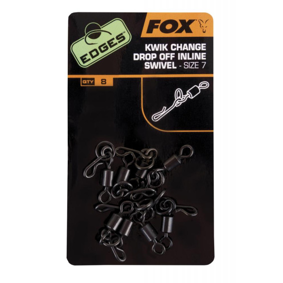 FOX EDGES Kwik Change Inline Swivel - rýchlovýmenné obratlíky