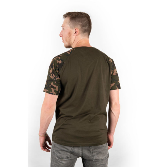 FOX Raglan T-Shirt Khaki/Camo - tričko