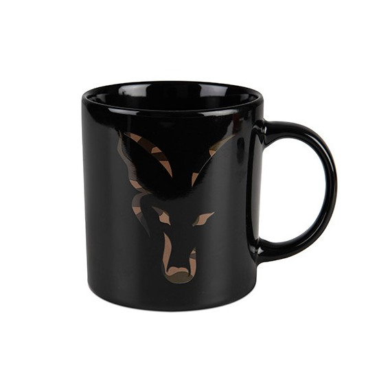 FOX Black/Camo Head Ceramic Mug - hrnček