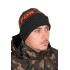 FOX Collection Beanie Black/Orange - pletená čiapka