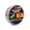 FOX Zig and Floater Hooklink Trans Khaki 10lb 0,26mm - vlasec